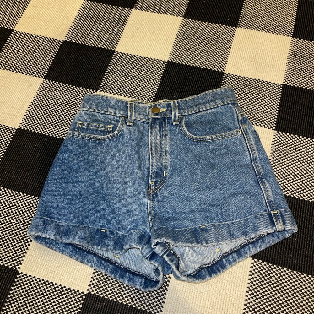 American apparel Jean shorts